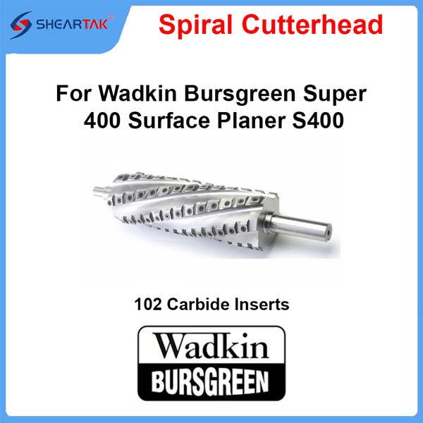 Spiral Cutterhead for Wadkin Bursgreen Super 400 Surface Planer S400