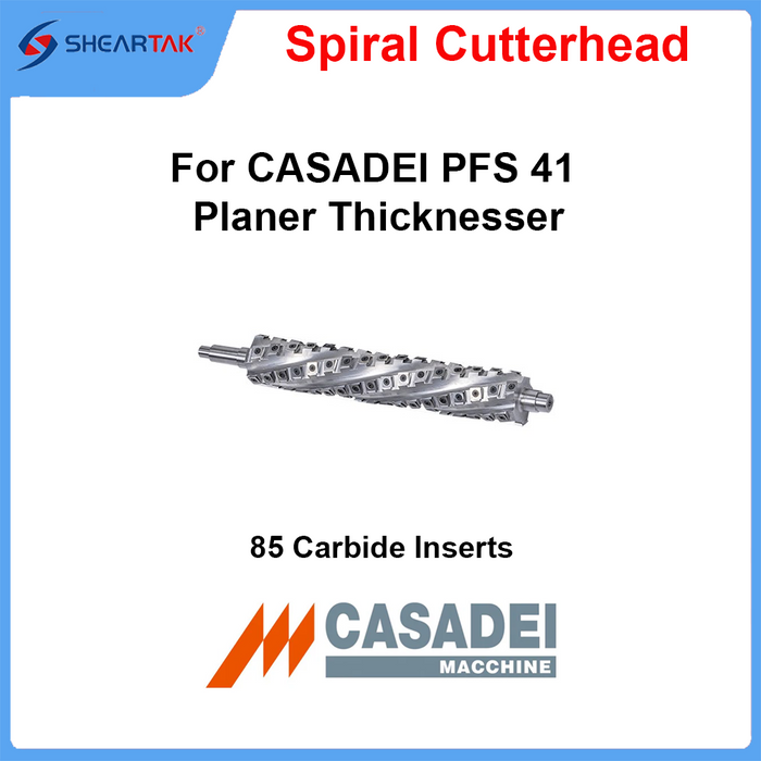 Spiral Cutterhead for CASADEI PFS 41 Planer Thicknesser