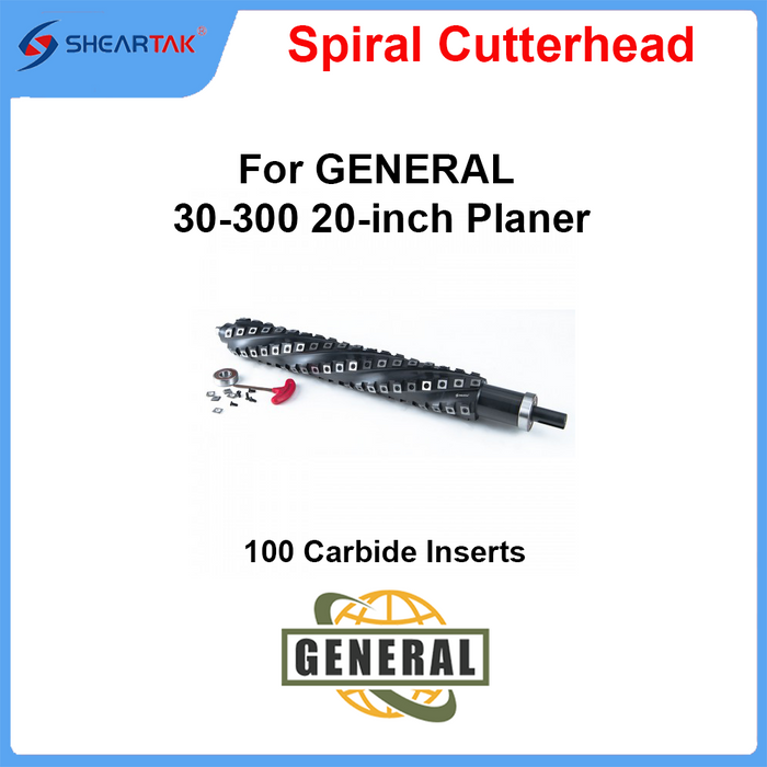 Spiral Cutterhead for GENERAL 30-300 20-inch