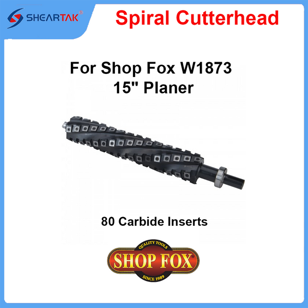 Spiral Cutterhead for Shop Fox W1873 15" Planer