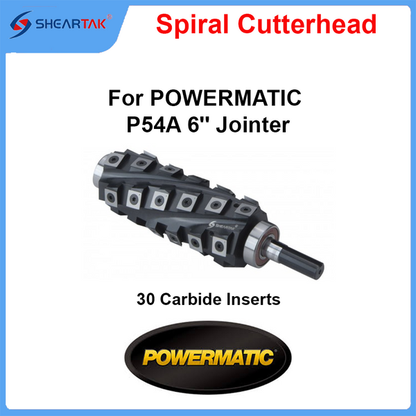 Spiral Cutterhead for POWERMATIC P54A 6'' Jointer