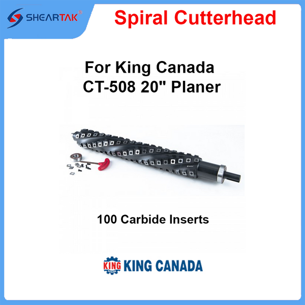 Spiral Cutterhead for King Canada CT-508 20"