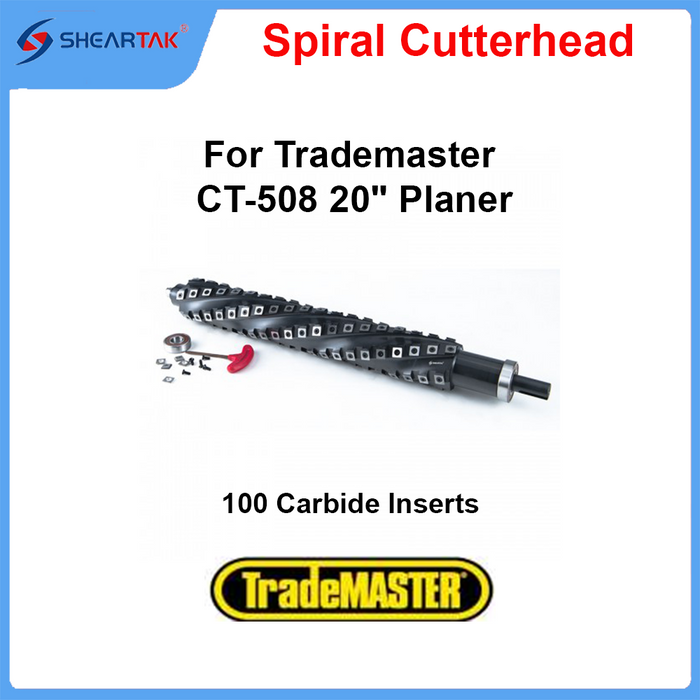 Spiral Cutterhead for Trademaster CT-508 20" Planer