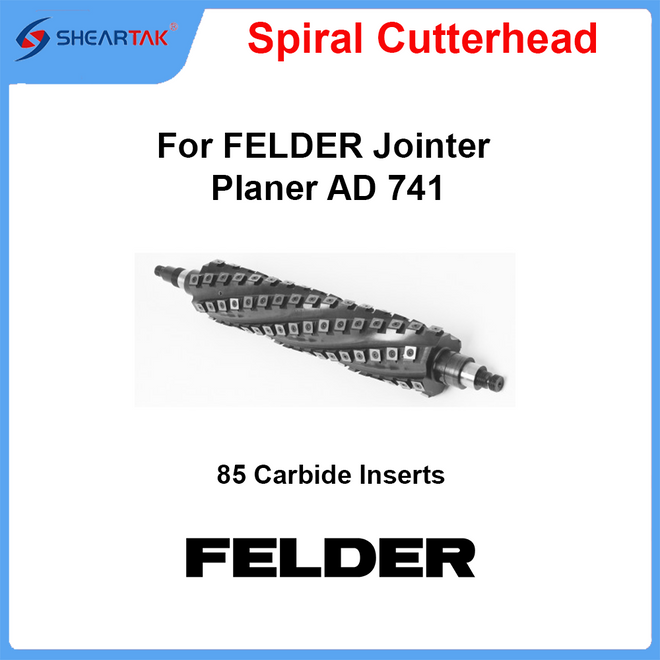 Spiral Cutterhead for FELDER Jointer Planer AD 741
