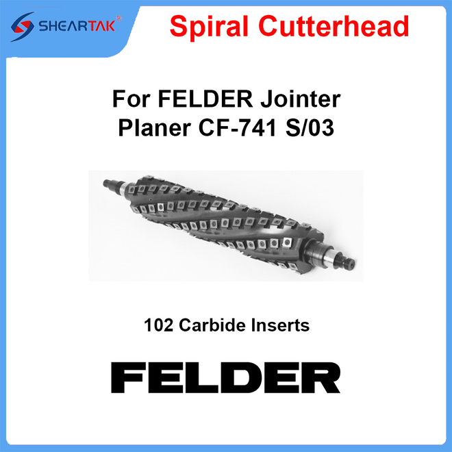Spiral Cutterhead for FELDER Jointer Planer CF-741 S/03