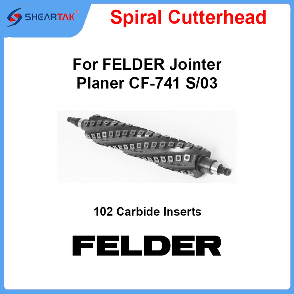 Spiral Cutterhead for FELDER Jointer Planer CF-741 S/03