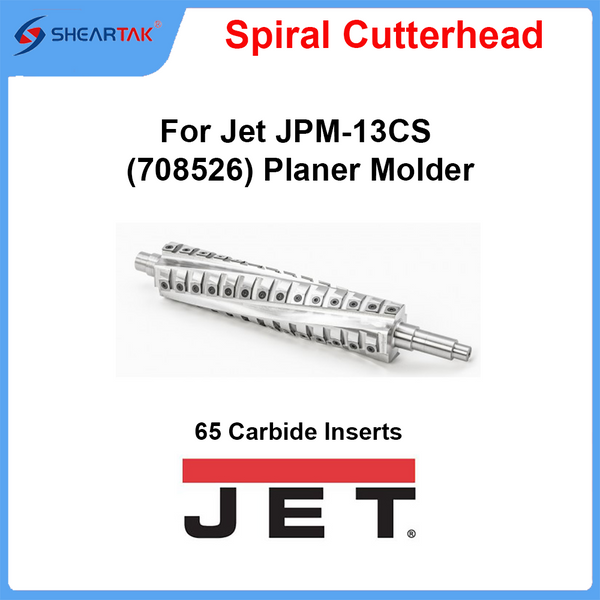 Spiral Cutterhead for Jet JPM-13CS (708526) Planer Molder