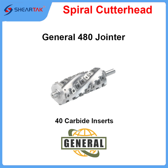Spiral Cutterhead for General 480 Jointer