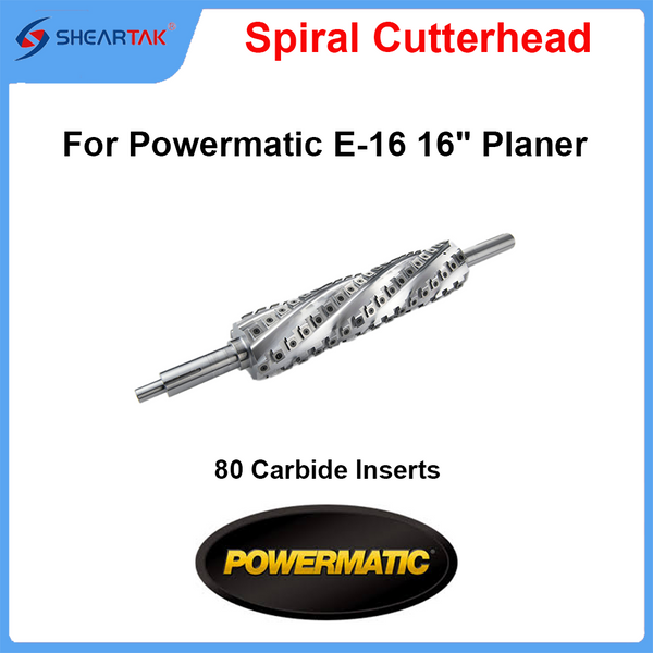 Spiral Cutterhead for Powermatic E-16 16" Planer