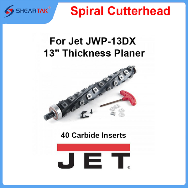 Spiral Cutterhead for Jet JWP-13DX 13" Thickness Planer