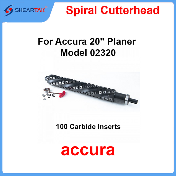 Spiral Cutterhead for Accura 20" Planer Model 02320