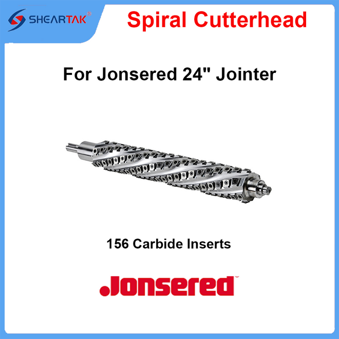 Spiral Cutterhead for Jonsered 24" Jointer