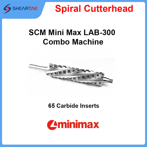 Spiral Cutterhead SCM Mini Max LAB-300 Combo Machine