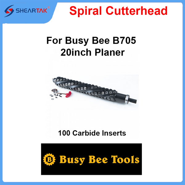Spiral Cutterhead for Busy Bee B705 20inch Planer