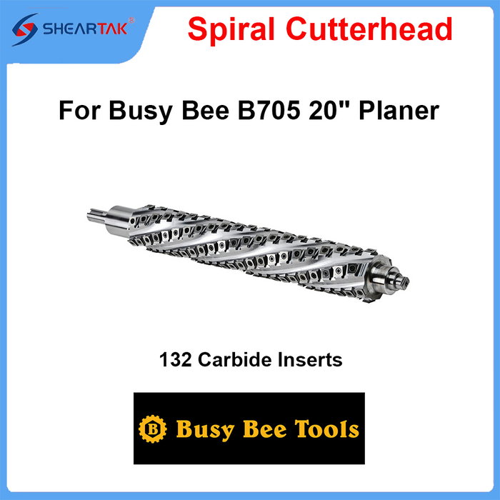 Spiral Cutterhead for Busy Bee B705 20" Planer