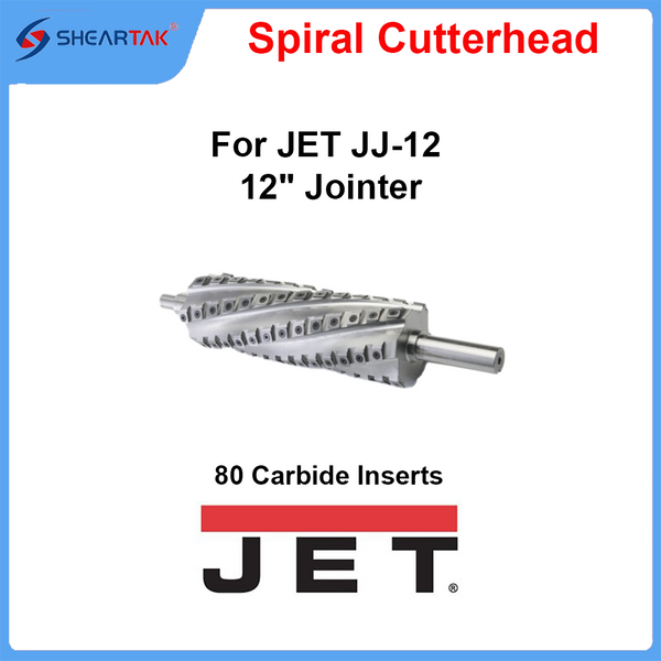 Spiral Cutterhead for JET JJ-12 12" Jointer