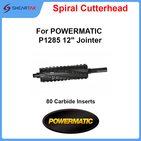 Spiral Cutterhead for POWERMATIC P1285 12" Jointer