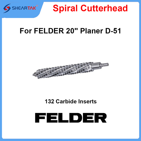 Spiral Cutterhead for FELDER 20'' Planer D-51