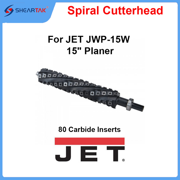 Spiral Cutterhead for JET JWP-15W 15" Planer