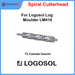 Helical Cutterhead for Logosol Log Moulder LM410 72 Carbide Inserts - Sheartak Tools