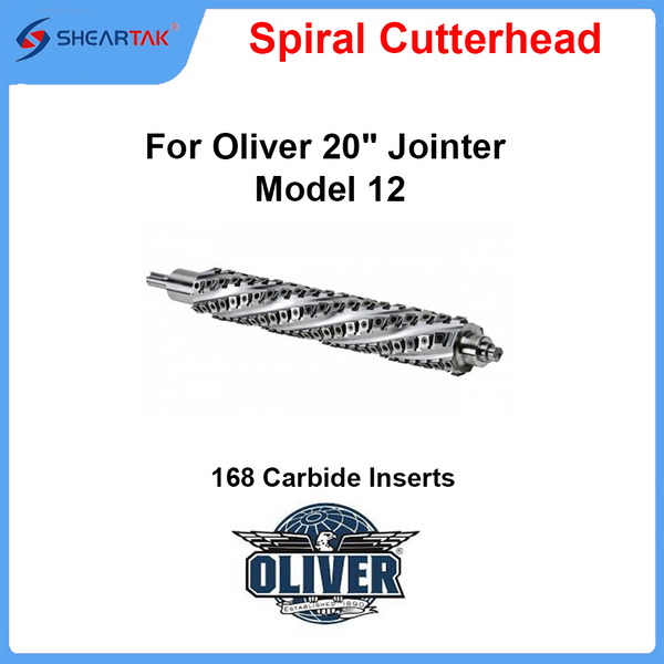 Helical Cutterhead for Oliver 20" Jointer Model 12