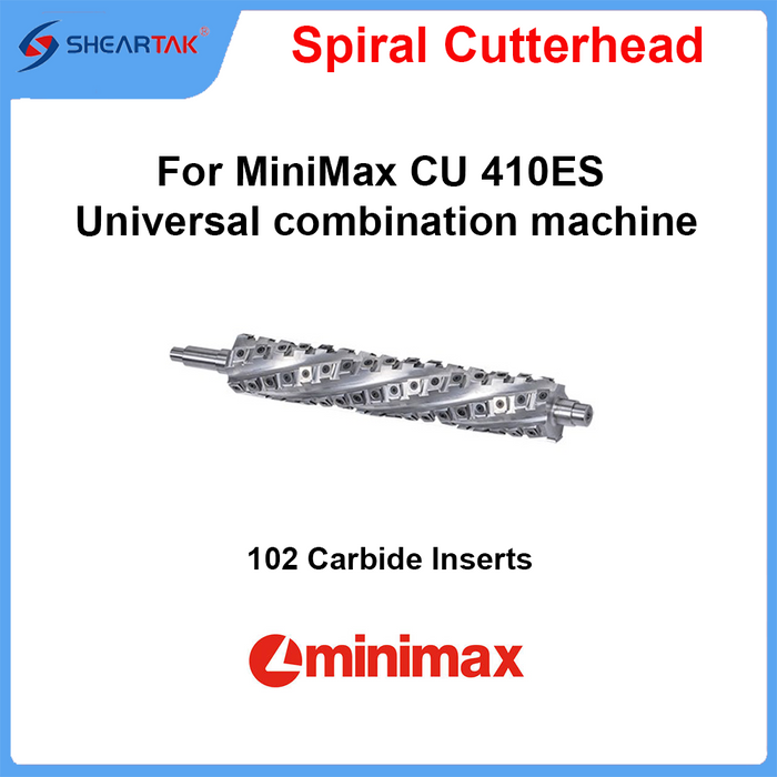 Spiral Cutterhead for MiniMax CU 410ES Universal combination machine