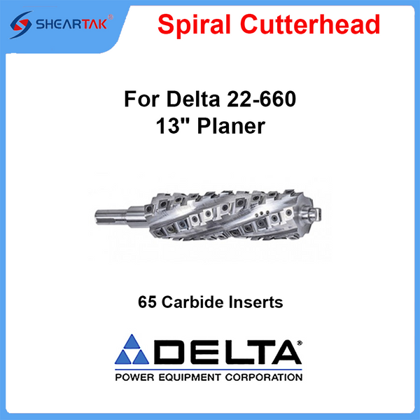 Spiral Cutterhead for Delta 22-660 13" Planer