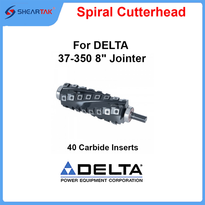 Spiral Cutterhead for DELTA 37-350 8" Jointer