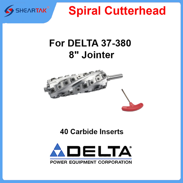 Spiral Cutterhead for DELTA 37-380 8" Jointer