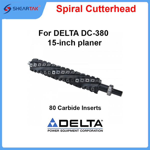 Spiral Cutterhead for DELTA DC-380 15-inch planer
