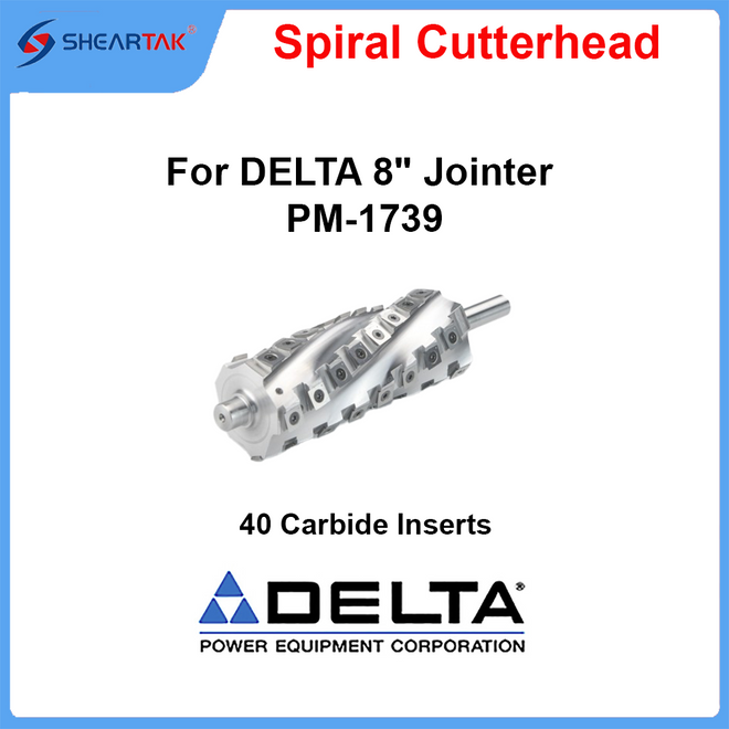 Spiral Cutterhead for DELTA 8" Jointer PM-1739