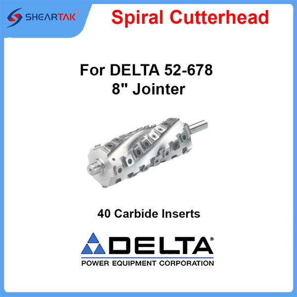 Spiral Cutterhead for DELTA 52-678 8" Jointer
