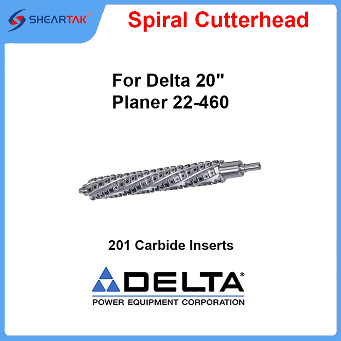 Upgrade Delta 20" Planer 22-460 with Sheartak Spiral Cutterhead