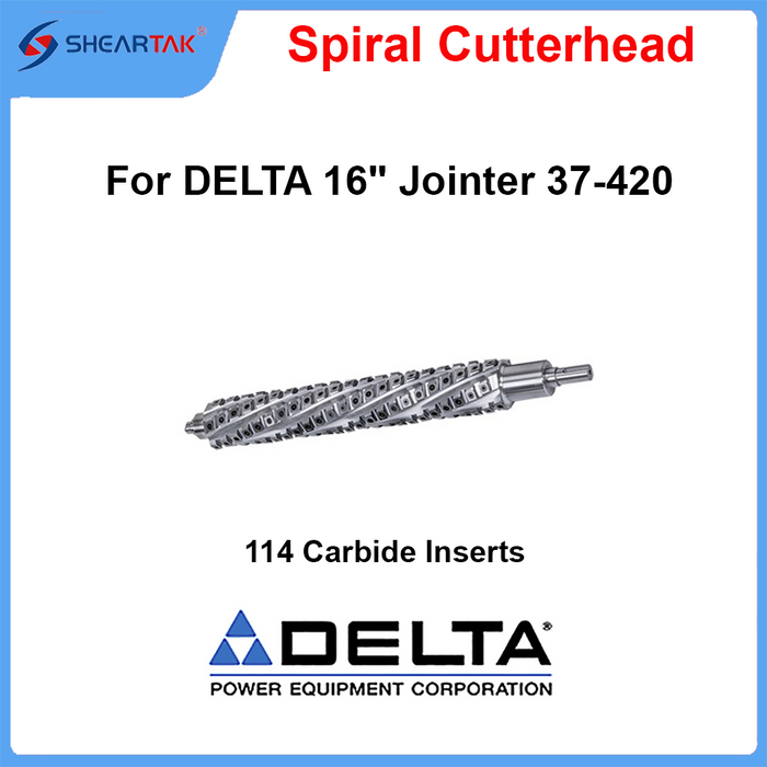 Spiral Cutterhead for DELTA 16'' Jointer 37-420
