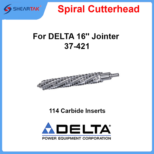 Spiral Cutterhead for DELTA 16'' Jointer 37-421