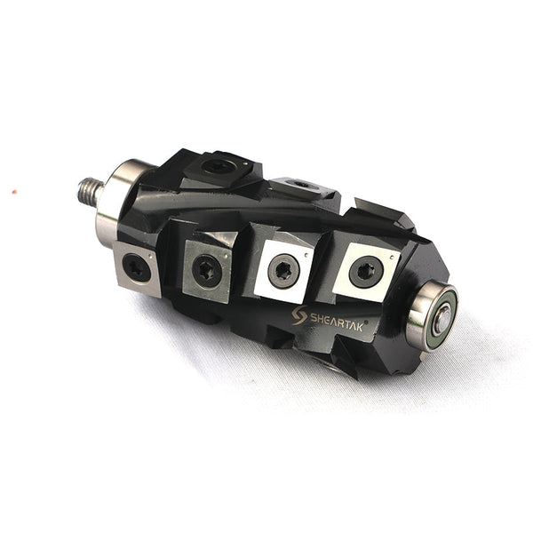 Sheartak Helical Cutter Head Compatible with Bosch GHO 18V-LI Professional Planer, Featuring 14 Carbide Cutters