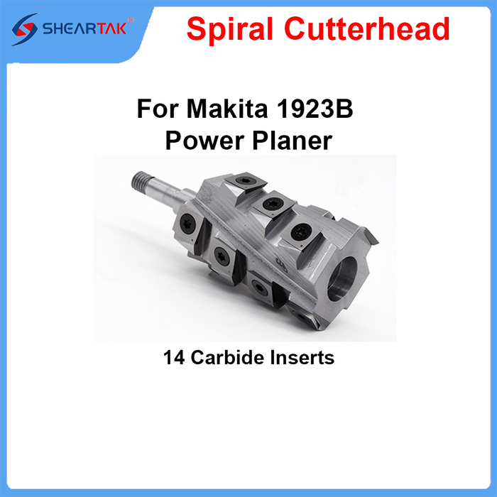 Spiral Cutterhead for Makita 1923B Power Planer
