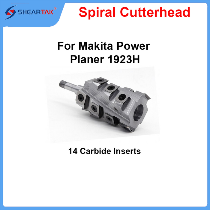 Spiral Cutterhead for Makita Power Planer 1923H