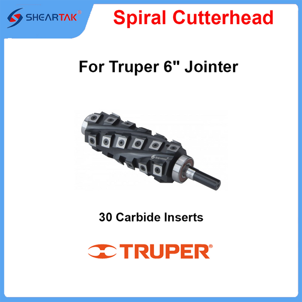 Spiral Cutterhead for Truper 6" Jointer