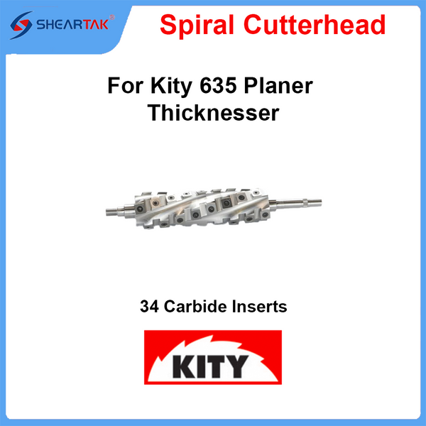 Spiral Cutterhead for Kity 635 Planer Thicknesser