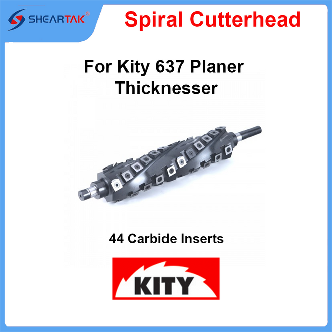Spiral Cutterhead for Kity 637 Planer Thicknesser