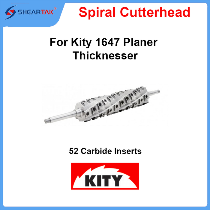 Spiral Cutterhead for Kity 1647 Planer Thicknesser