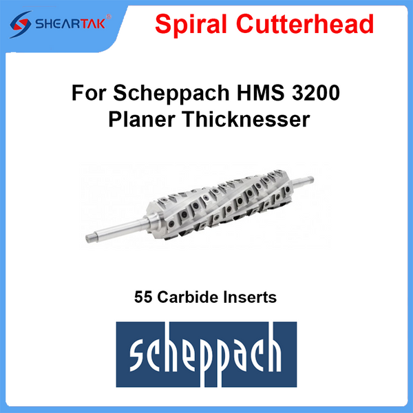 Spiral Cutterhead for Scheppach HMS 3200 Planer Thicknesser