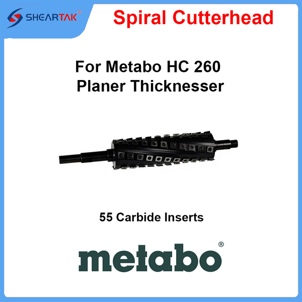 Spiral Cutterhead for Metabo HC 260 Planer
