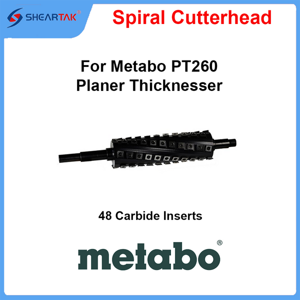 Spiral Cutterhead for Metabo PT260 Planer