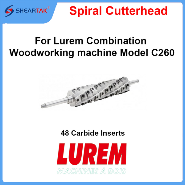Spiral Cutterhead for Lurem Combination Woodworking machine Model C260