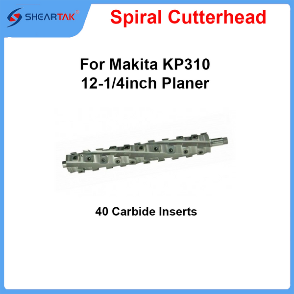 Spiral Cutterhead for Makita KP310 12-1/4inch Planer