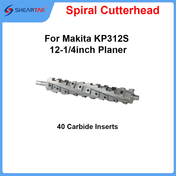 Spiral Cutterhead for Makita KP312S 12-1/4inch Planer