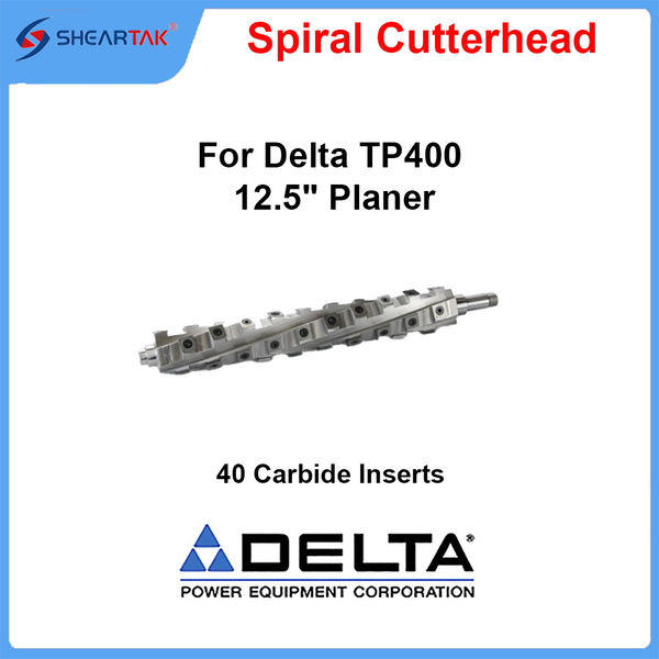 Spiral Cutterhead for Delta TP400 12.5" Planer