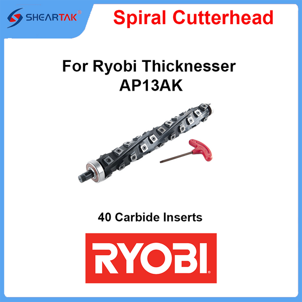 Spiral Cutterhead for Ryobi Thicknesser AP13AK